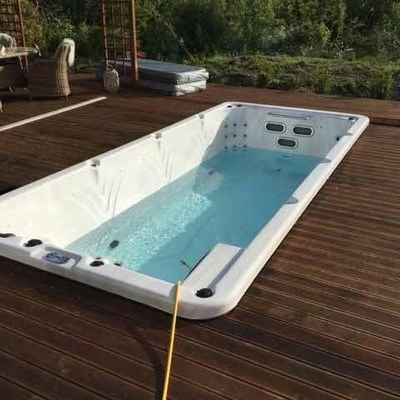 5 Meters New Design Acrylic Endless Swimming Pool Outdoor Swim Spa Hot Tub