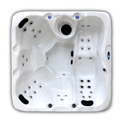 E-160S Dubai Hydro Massage Spa Tubs Jacuzzi White Marble Hot Tub