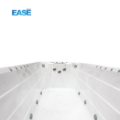 Acrylic Spa Tub Hydropool Swimspa Hot Massage Tube With High Flow Jets For Home Spa Outdoor Relaxation