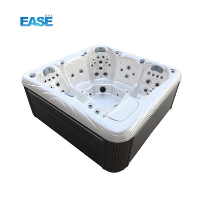 White Marble 1300L Outdoor Spa Hot Tub Acrylic Spa Bathtubs Whirlpool Balboa System