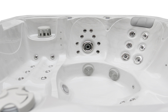Jacuzzi Outdoor Swimming Spa Acrylic Massage Bathtub Self Cleaning Spa Pools For 6 Person