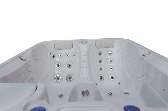 E-372D Acrylic Whirlpool Massage Outdoor Spa Tub Balboa Swim Spa For 3 Persons