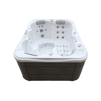 Acrylic Hydrotherapy Whirlpool Massage Spa Hot Tub for 4 Persons for Outdoor relaxation