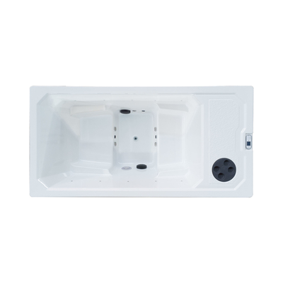 2 Persons Acrylic Rectangle Ice Tub Athelets Therapy Cold Plunge With Chiller