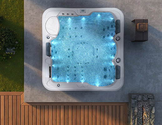 4 Person Outdoor Whirlpool Spa Garden Portable Massage Bathtub Design