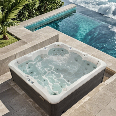 American Aristech Acrylic Hydrotherapy 5-Person Hot Tub With Balboa Control System