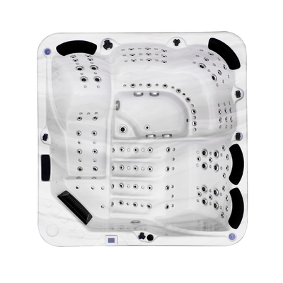 Outdoor Hydrotherapy Spa Pool Air Jets Massage Whirlpool Hot Tubs With Led Light