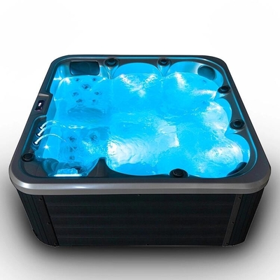 Outdoor Acrylic Hot Tub Spa Customized Jacuzzy Outdoor Spa 6 Person Massage Spa Hot Tub With Led Light
