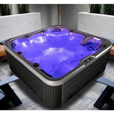Outdoor Acrylic Hot Tub Spa Customized Jacuzzy Outdoor Spa 6 Person Massage Spa Hot Tub With Led Light