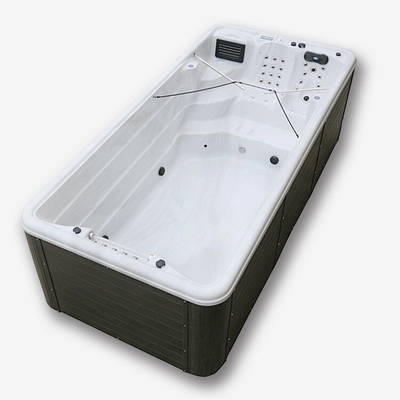 Luxury Endless Swimming Pool For Garden Whirlpool Spa Tubs With Air Jets Swim Spa For Outdoor