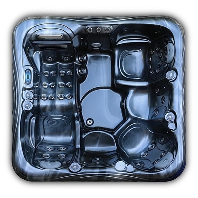 5 Persons Hydrotherapy Pool For Outdoor Spa Hot Tubs With Air Jets Jacuzzi Luxury Spa Tubs For Villa