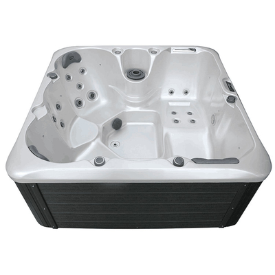 Luxury Outdoor Hot Tub For 5 Persons With Whirlpool Massage Acrylic Bathtubs With Bluetooth Speaker