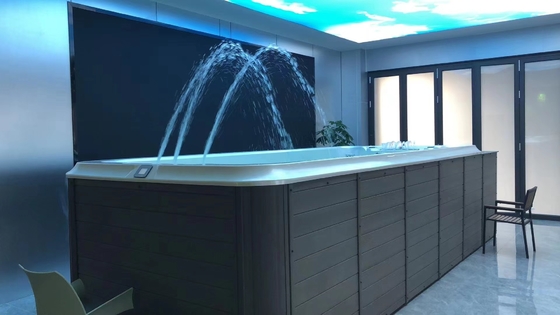 Outdoor Swim Spa Pool Freestanding For Garden 5 Meters Endless Swimming Spa Hot Tubs With Massage Function