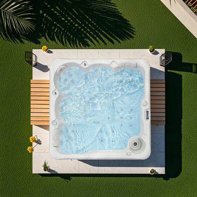 Acrylic 5 Person Outdoor Swim Spa Pool Garden Relax Massage Whirlpool Hot Tubs