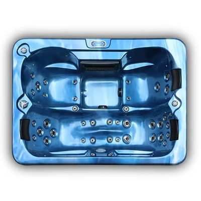 1.5KW Rectangular Hot Tub With LED Lights And Ozone Generator