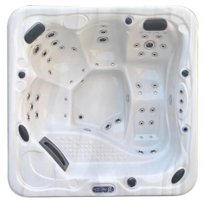 2 Lounge American Balboa Controlled Hot Tub With Stainless Steel Frame And Aristetch Acrylic Shell