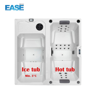 Hydrotherapy Massage Bathtub Hydrotherapy Spa With Aristech Acrylic Shell Material