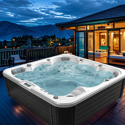 Outdoor Acrylic Hydro Spa Tub Home Relax Sauna Steam Hot Tub