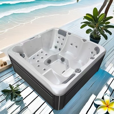 Outdoor Garden Villa In-Ground Whirlpool Hot Tub Acrylic Massage Spa Tub For Better Comfort