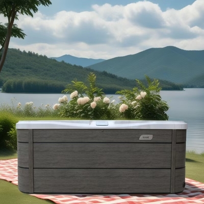 Family Leisure Time Outdoor Jacuzzier Spa Hot Tub with Heating Massage Hydrotherapy Function
