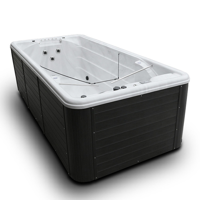 Endless Swim Pool Outdoor Swimming Spa With Underwater Led Light