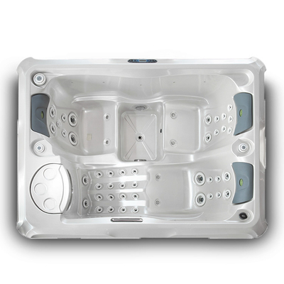 Pearl White Massage Spa Bathtub Outdoor Hot Tubs For 3 People