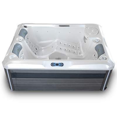 Pearl White Massage Spa Bathtub Outdoor Hot Tubs For 3 People