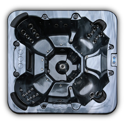 7 Seats Massage Bathtub Balboa System 55 Air Jets Hot Tub For Family