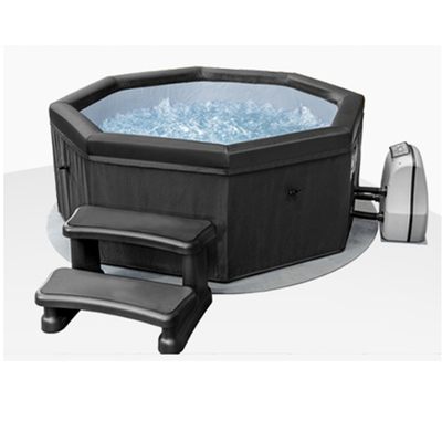 Customized Logo 4 Person Spa Hot Tub For Outdoor Inflatable Round Spa Pool Tub