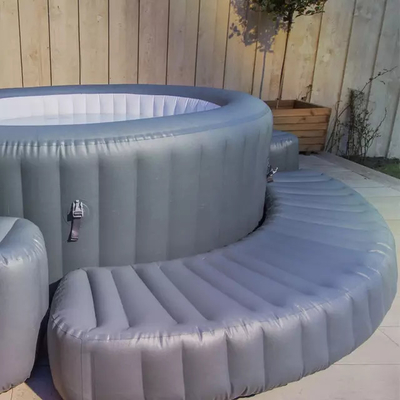 1.80m 4 People Air Jets Inflatable Spa Tub Portable Hot Tub For Outdoor