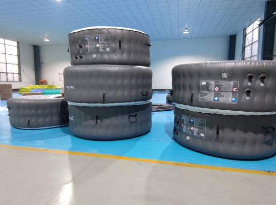 Customized Inflatable Hot Tub With Insulation Cover Hot Spring Bathtub Inflatable