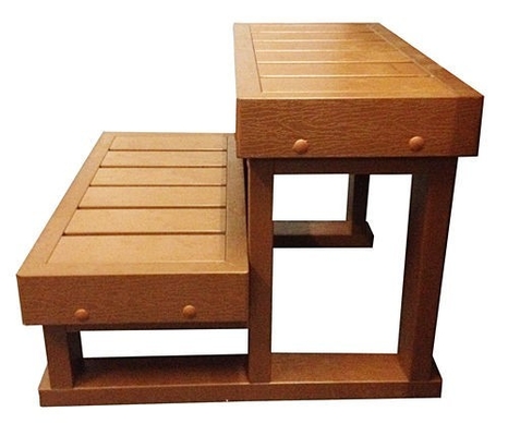 Outdoor Spa Accessories Hot Tub 2 Tier Step Plastic Walk In Steps