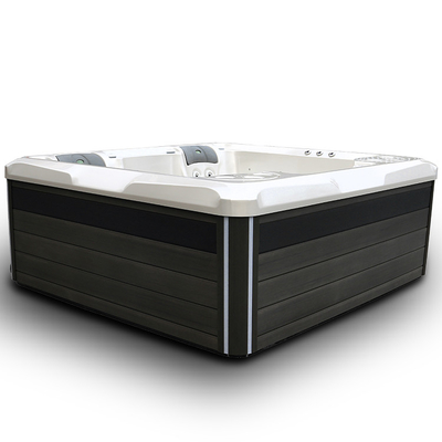 Freestanding Soaking Whirlpool Massage Spa Hot Tub For 4 Person