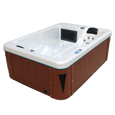 2 Lounges Air Jets Massage Hot Tubs Whirlpool Bathtub For Garden