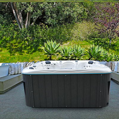 Extra Large Acrylic 6 People Spa Hot Tub Whirlpools Bathtub With 93 Jets