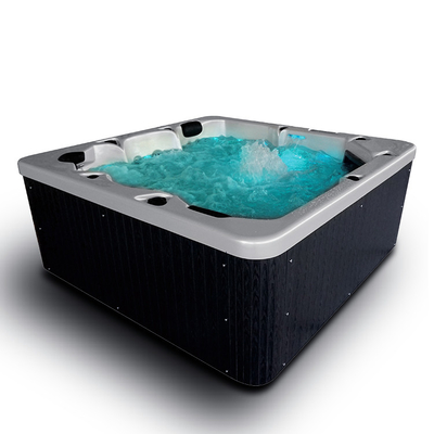 5 People Big Size Acrylic Hydro Massage Bathtub Hot Tub Spa With Air Bubble Nozzles