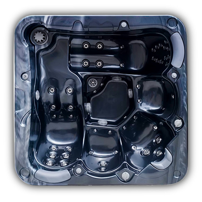 3 Seats 2 Loungers 380kg American Aristech Hot Tub With Hydrotherapy for Home Spa Relaxation