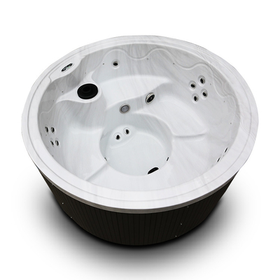 1200L 5 Persons Hot Tub Aristech Acrylic Round Shape Whirlpool Jacuzzi Spa Tub