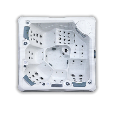 Outdoor Comfortable Hydro Massage Spa Hot Tub Whirlpool Bathtub With 5 Seats