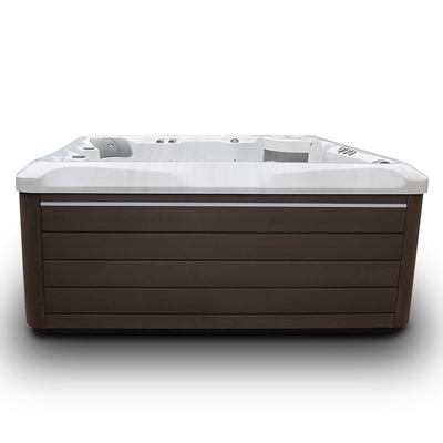6 Seats Acrylic Hydro Massage Bathtub Outdoor Whirlpool Spa Tub