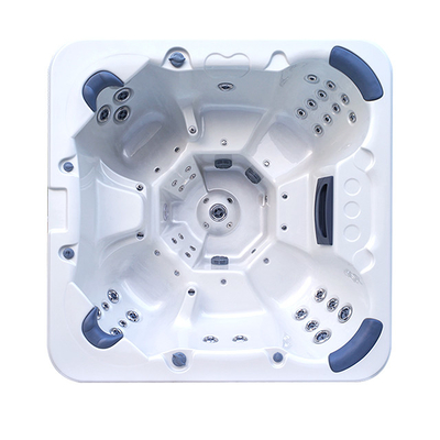 7 Person Outdoor Whirlpool Massage Spa Hot Tub Bathtub With Massage Pump