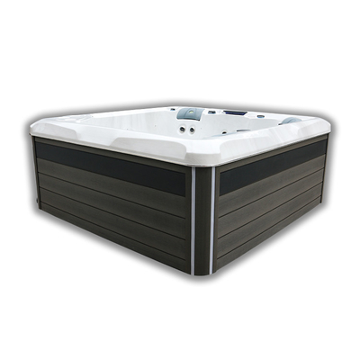 Outdoor Comfortable Hydro Massage Spa Hot Tub Whirlpool Bathtub With 5 Seats