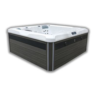 Outdoor Comfortable Hydro Massage Spa Hot Tub Whirlpool Bathtub With 5 Seats