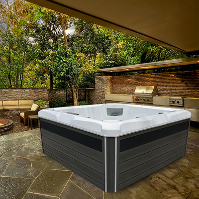 M-360D Outdoor American Acrylic Massage Spa Tub With Jacuzzzi Function For 5 Persons