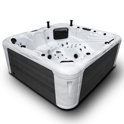 Extra Large Acrylic 6 People Spa Hot Tub Whirlpools Bathtub With 93 Jets