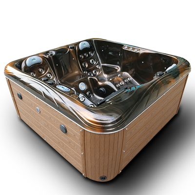 4 Person Outdoor Spa Hot Tub Backyard Swim Spa Whirlpool Massage For Jacuzzi