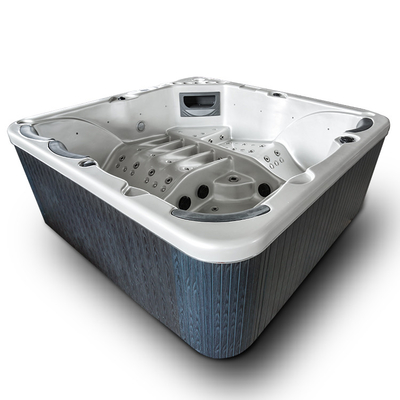 Pearl White 6 Seats Household Massage Bathtub Spa Hydropool Large Spa Tubs