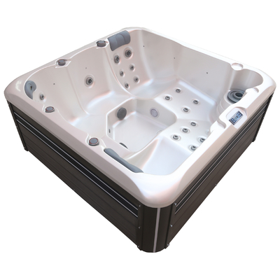 5 People Whirlpool Massage Hot Tub Outdoor Spa Tub With Colorful LED Light