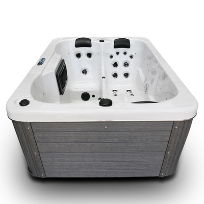 3 Seats Hydro Massage Backyard Hot Tubs Outdoor Spa Bathtub With 30 Jets