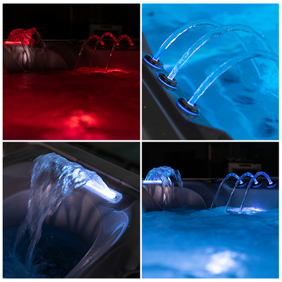 Round Hotel Whirlpool Massage Bathtub Hot Spring Spa Outdoor Hot Tubs